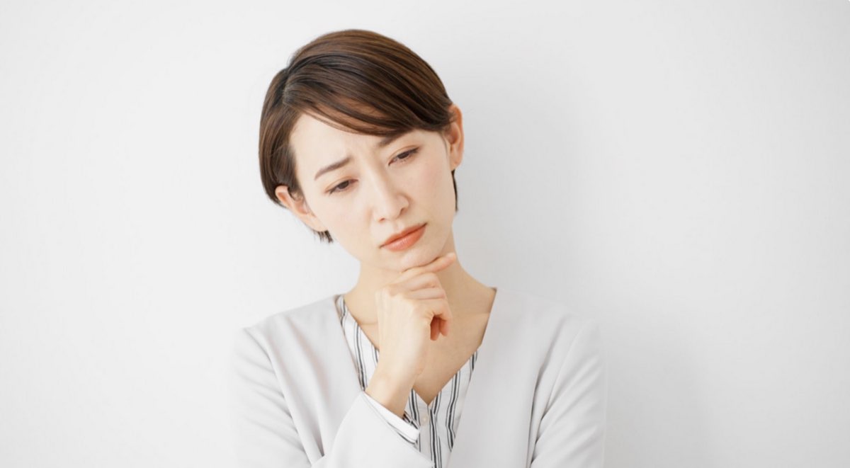 回復した感じがしないと感じている女性